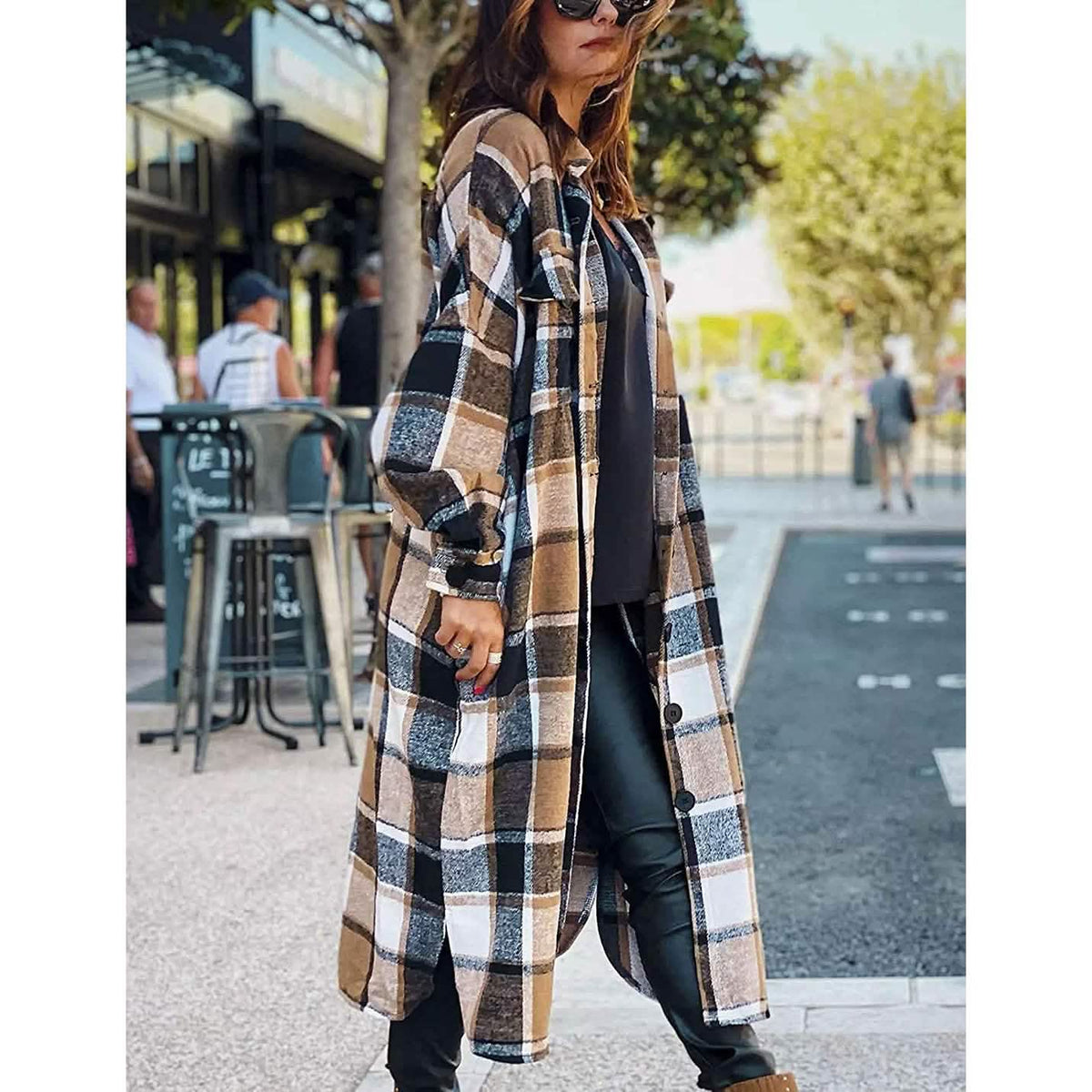 Womens Lounge Lapel Button Up Long Sleeve - A-1 Thread Vault