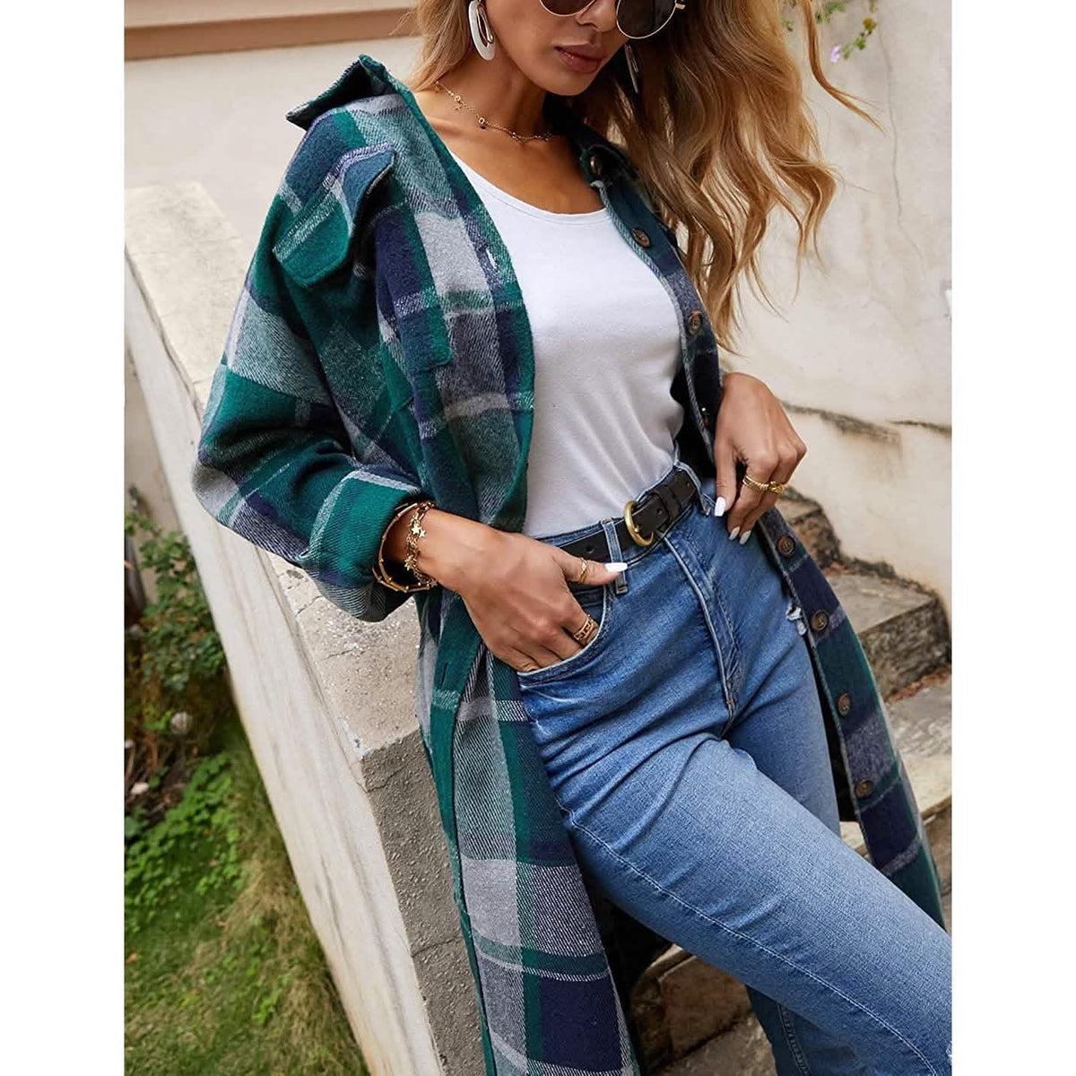Womens Lounge Lapel Button Up Long Sleeve - A-1 Thread Vault