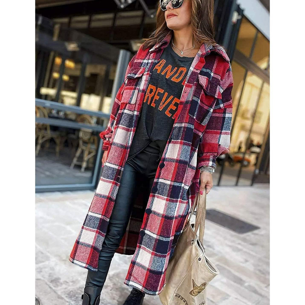 Womens Lounge Lapel Button Up Long Sleeve - A-1 Thread Vault