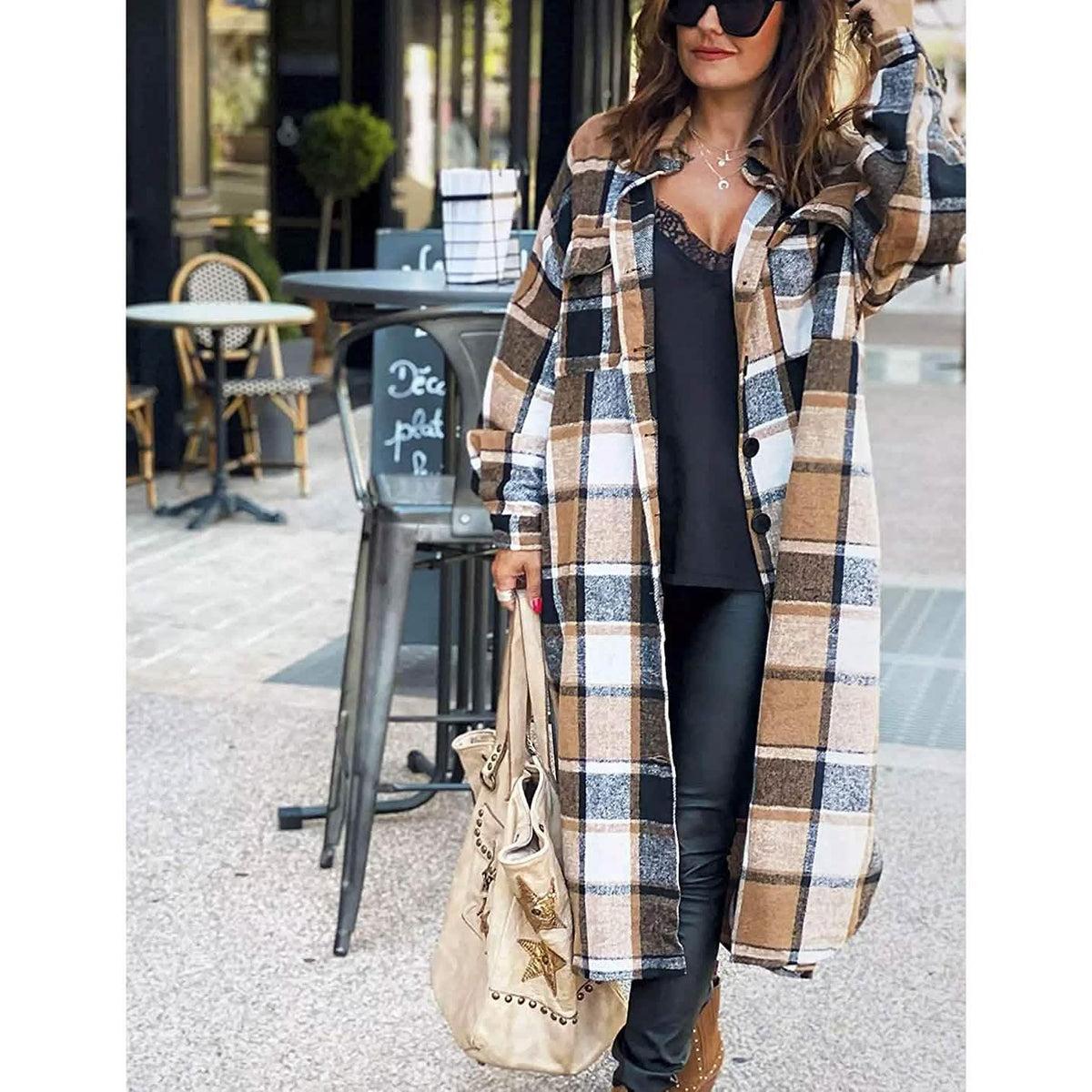 Womens Lounge Lapel Button Up Long Sleeve - A-1 Thread Vault