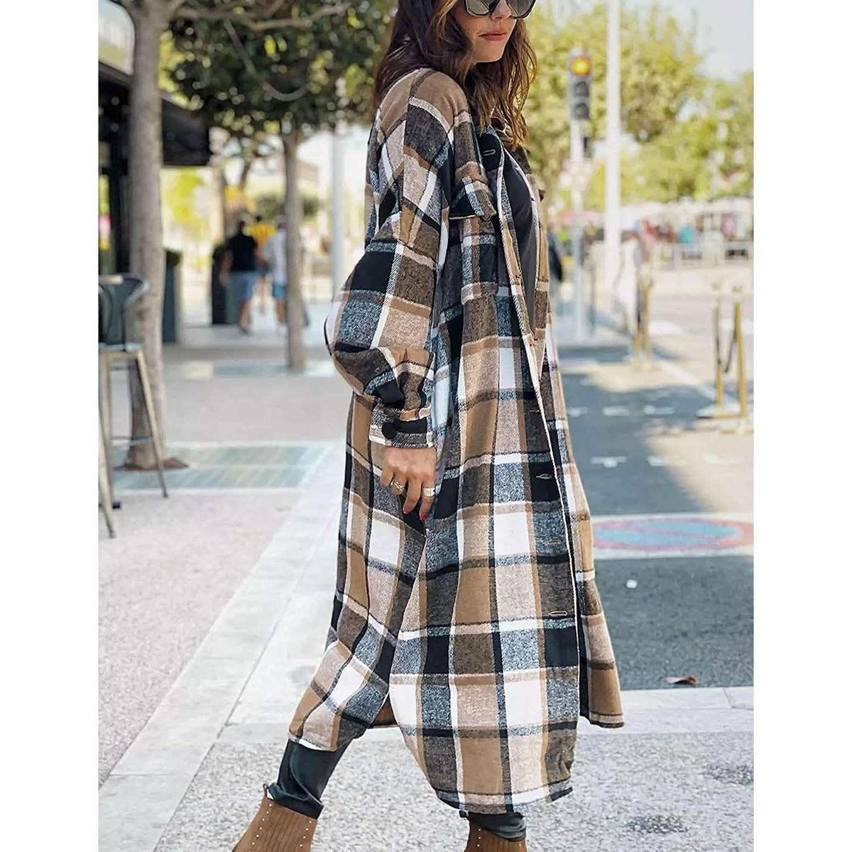 Womens Lounge Lapel Button Up Long Sleeve - A-1 Thread Vault