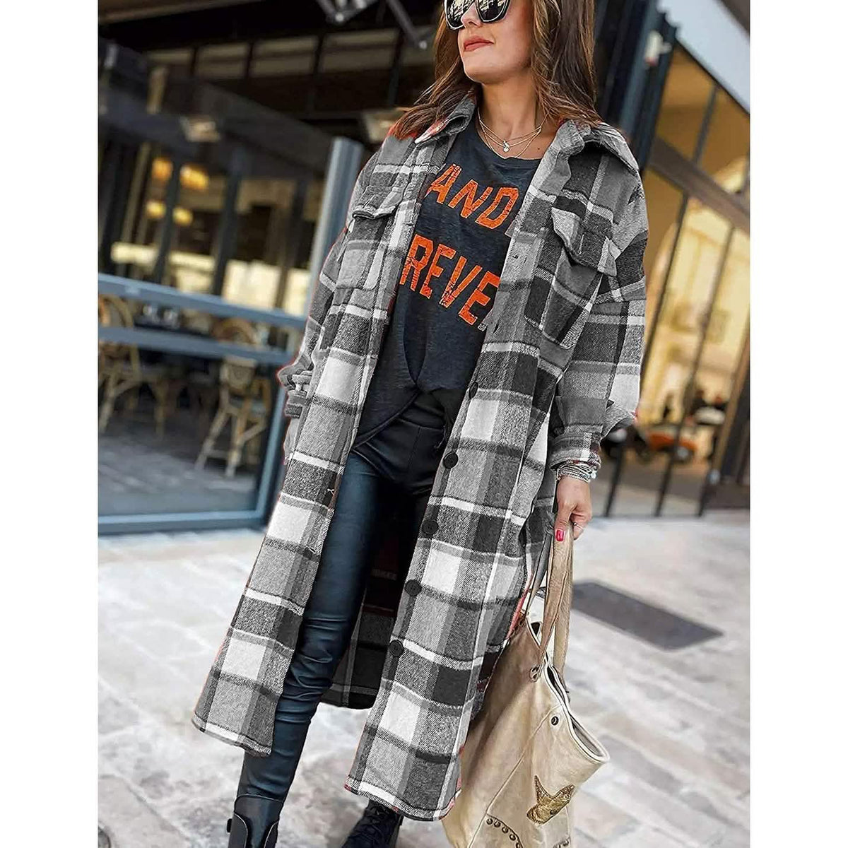 Womens Lounge Lapel Button Up Long Sleeve - A-1 Thread Vault