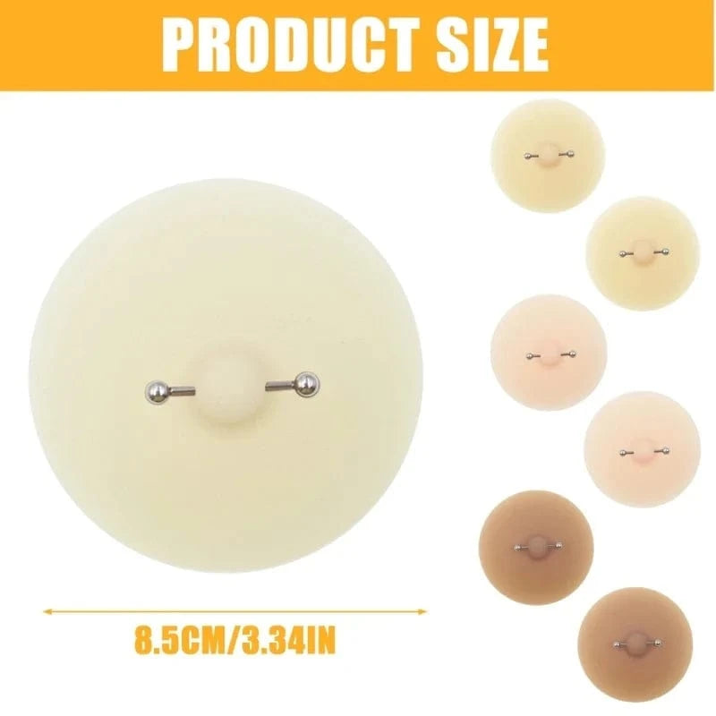 Womens Nipple Cover Pasties with Piercing Lingerie Carnivals Raves Party Sticky Bras Chest Sticker Intimates Accessories - A-1 Thread Vault