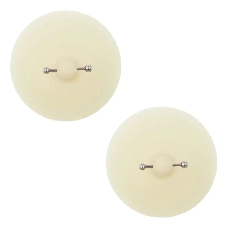 Womens Nipple Cover Pasties with Piercing Lingerie Carnivals Raves Party Sticky Bras Chest Sticker Intimates Accessories - A-1 Thread Vault
