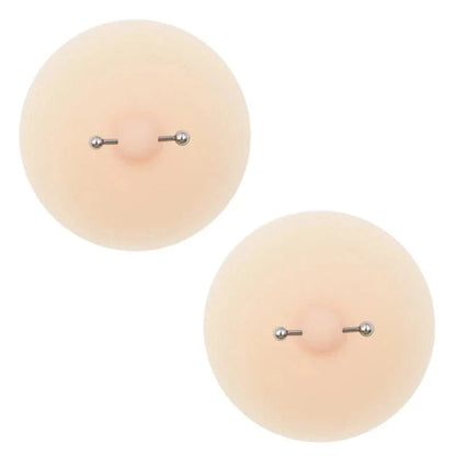 Womens Nipple Cover Pasties with Piercing Lingerie Carnivals Raves Party Sticky Bras Chest Sticker Intimates Accessories - A-1 Thread Vault
