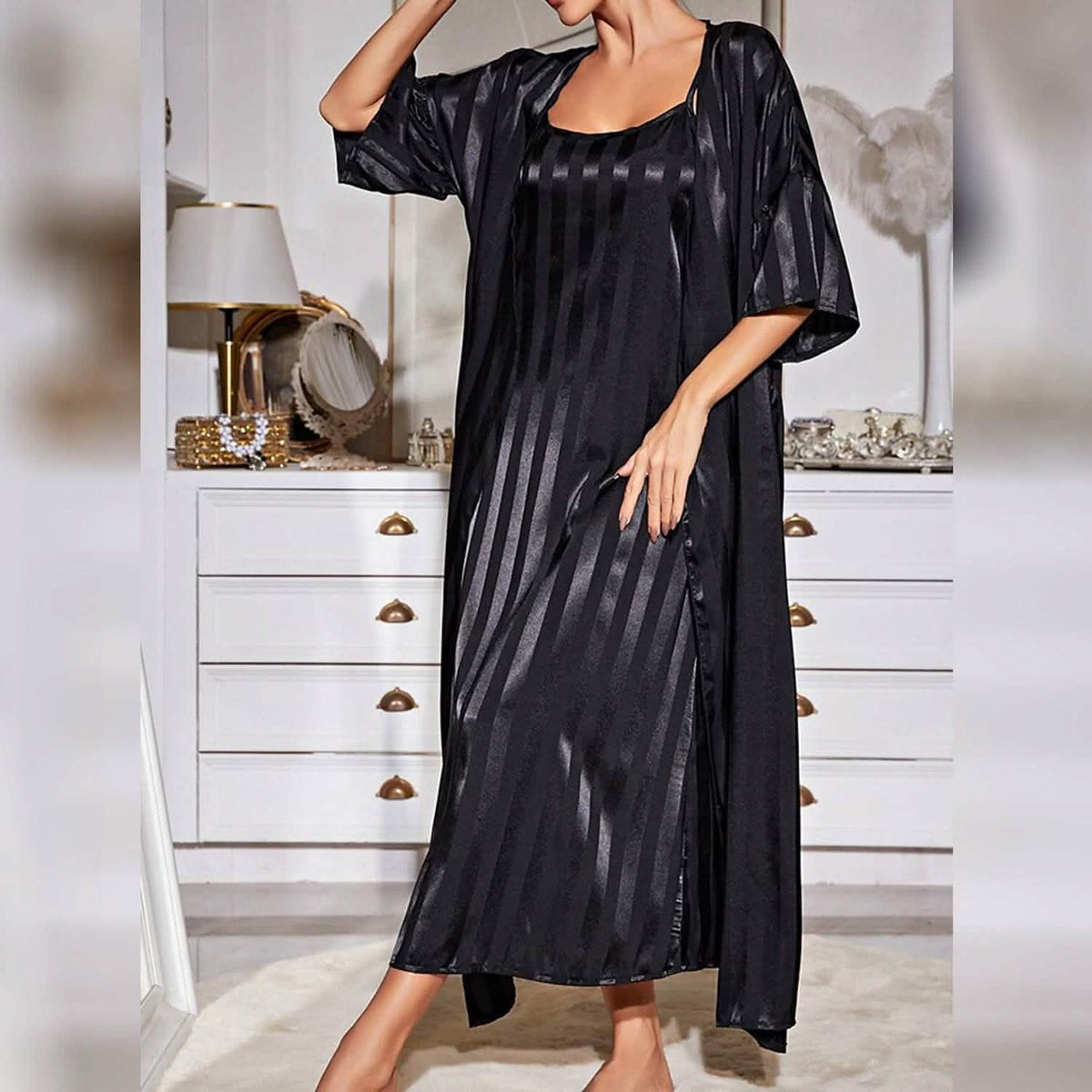 Women's Pajamas Bathrobe Robes Nightgown - A-1 Thread Vault