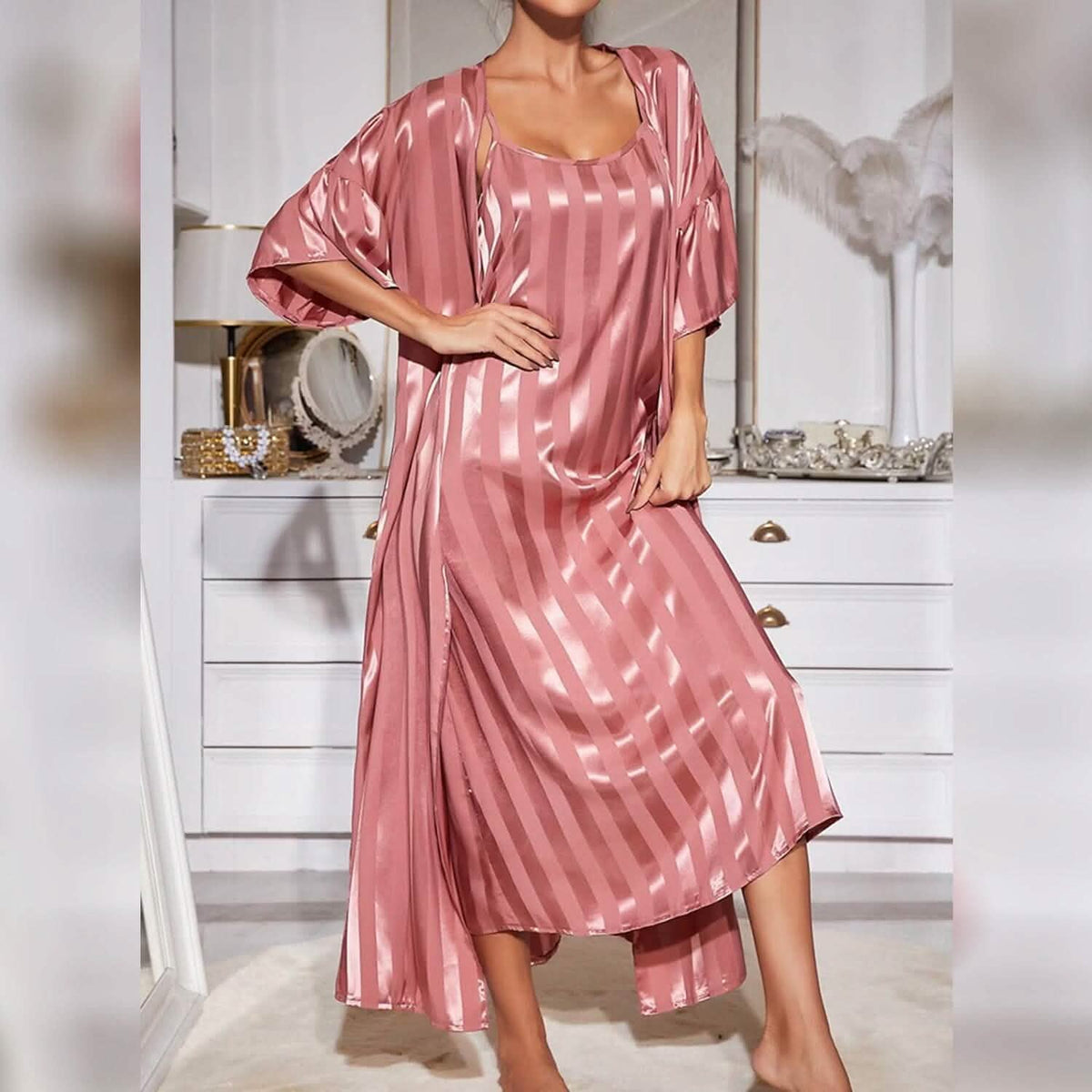Women's Pajamas Bathrobe Robes Nightgown - A-1 Thread Vault
