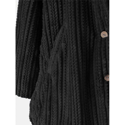 Women's Plus Size Coat Button Pocket - A-1 Thread Vault
