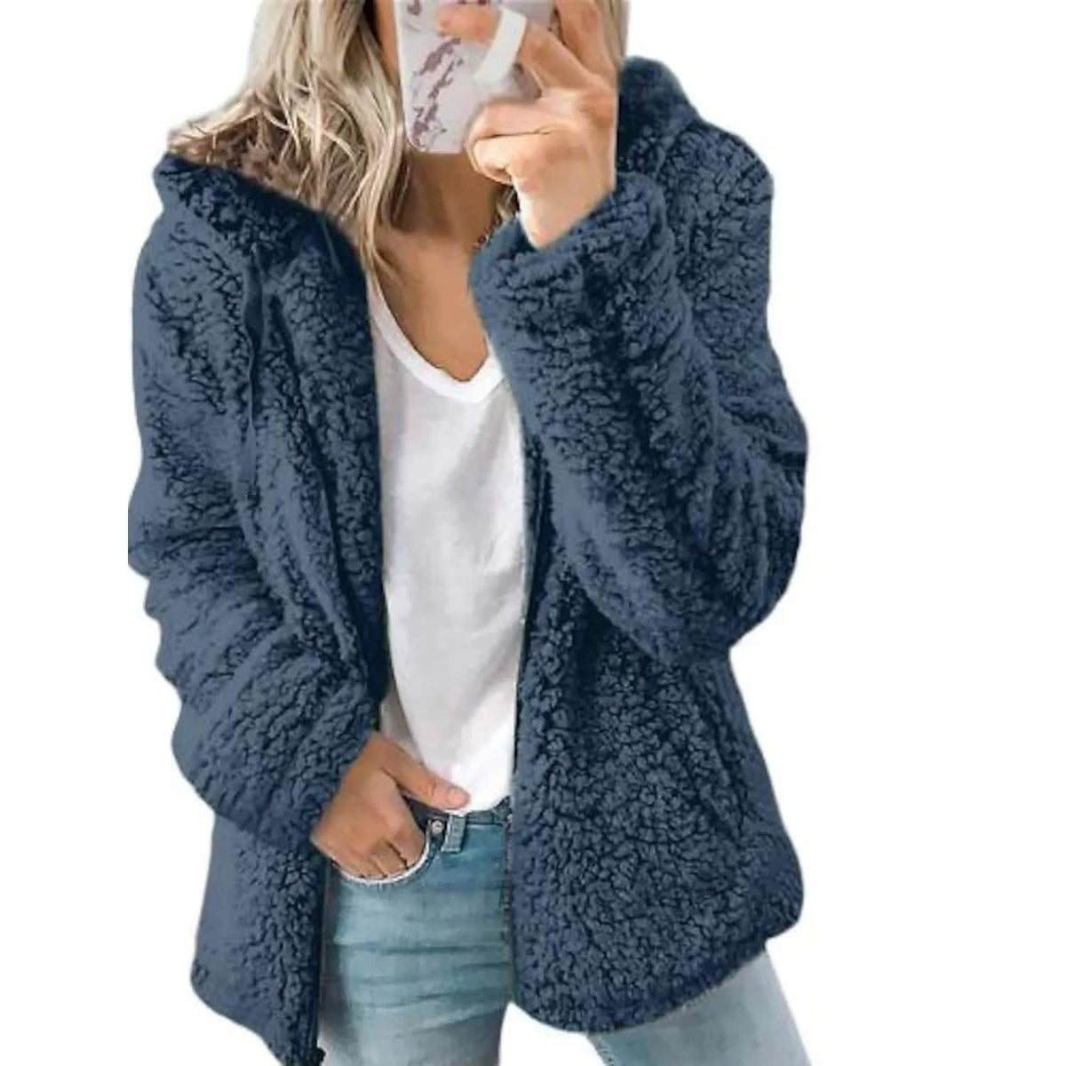 Women's Plus Size Hoodie Coat Long Sleeve - A-1 Thread Vault