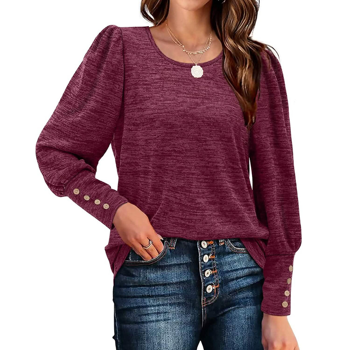 Women's Puff Sleeve Tops - A-1 Thread Vault