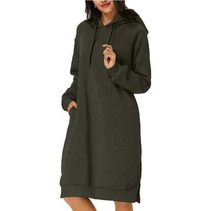 Womens Pullover Hoodie Dress - A-1 Thread Vault