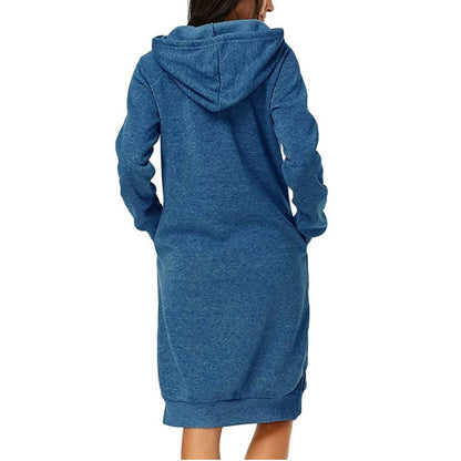 Womens Pullover Hoodie Dress - A-1 Thread Vault