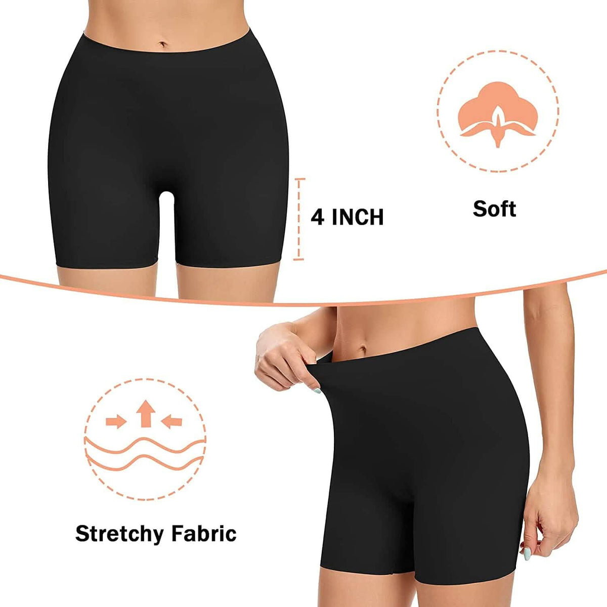 Womens Seamless Shaping Shorts - A-1 Thread Vault