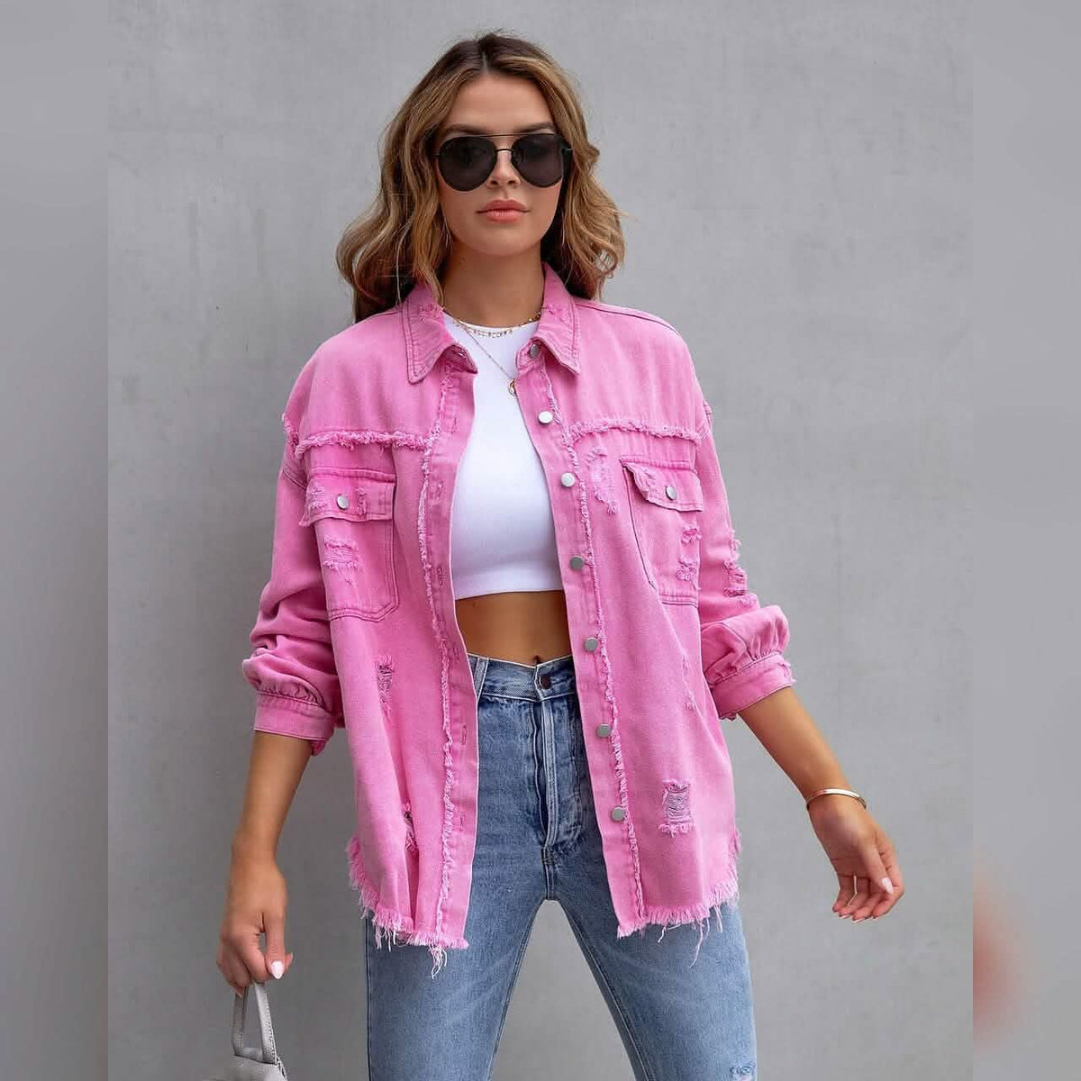 Women's Shacket Long Sleeve Denim - A-1 Thread Vault