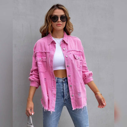 Women's Shacket Long Sleeve Denim - A-1 Thread Vault