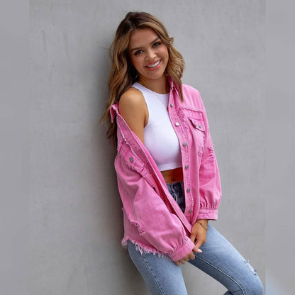 Women's Shacket Long Sleeve Denim - A-1 Thread Vault