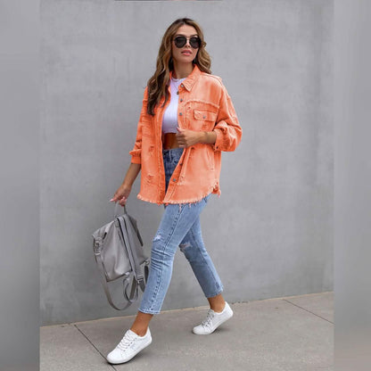Women's Shacket Long Sleeve Denim - A-1 Thread Vault