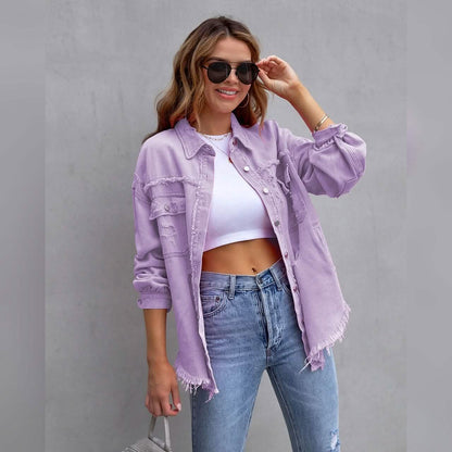 Women's Shacket Long Sleeve Denim - A-1 Thread Vault