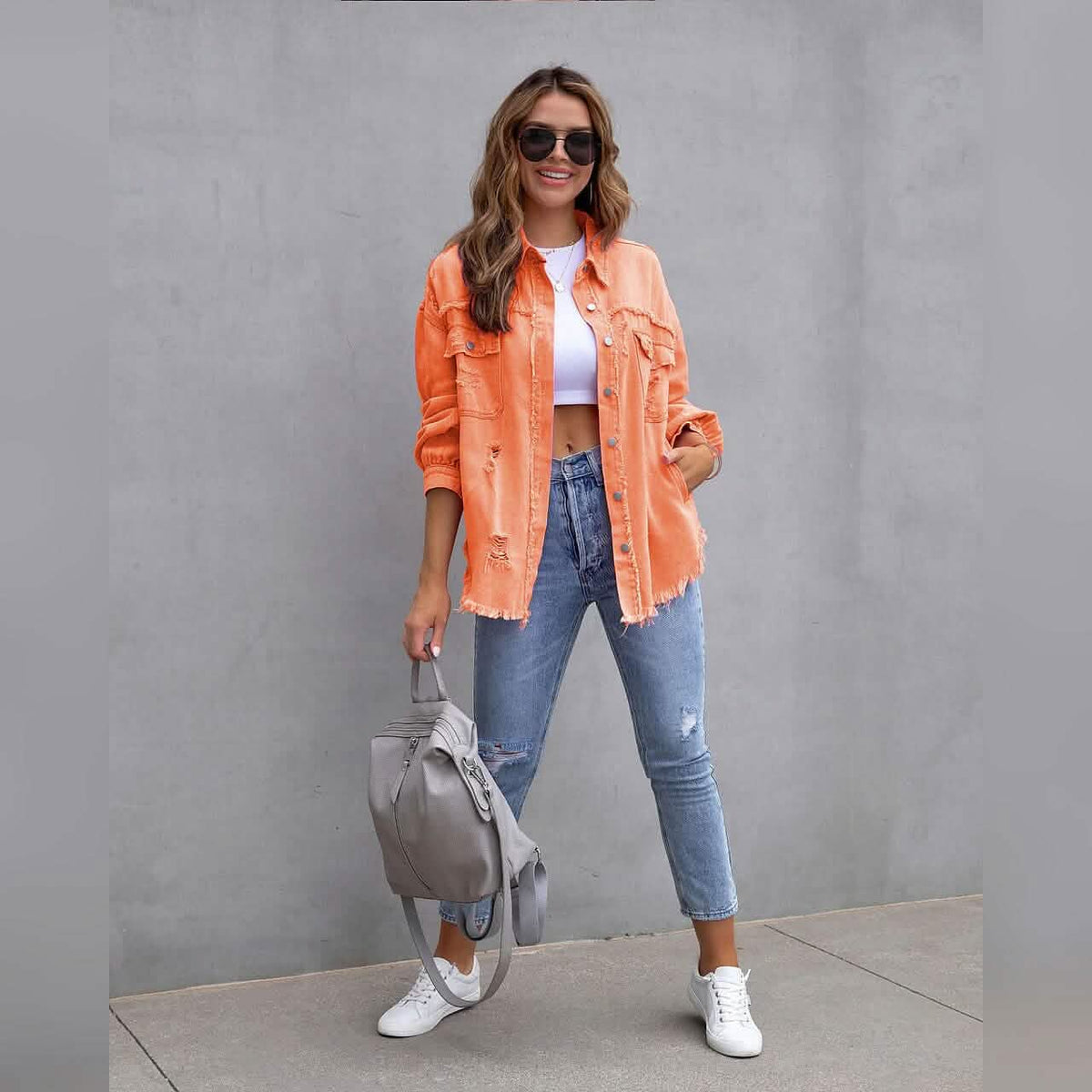 Women's Shacket Long Sleeve Denim - A-1 Thread Vault