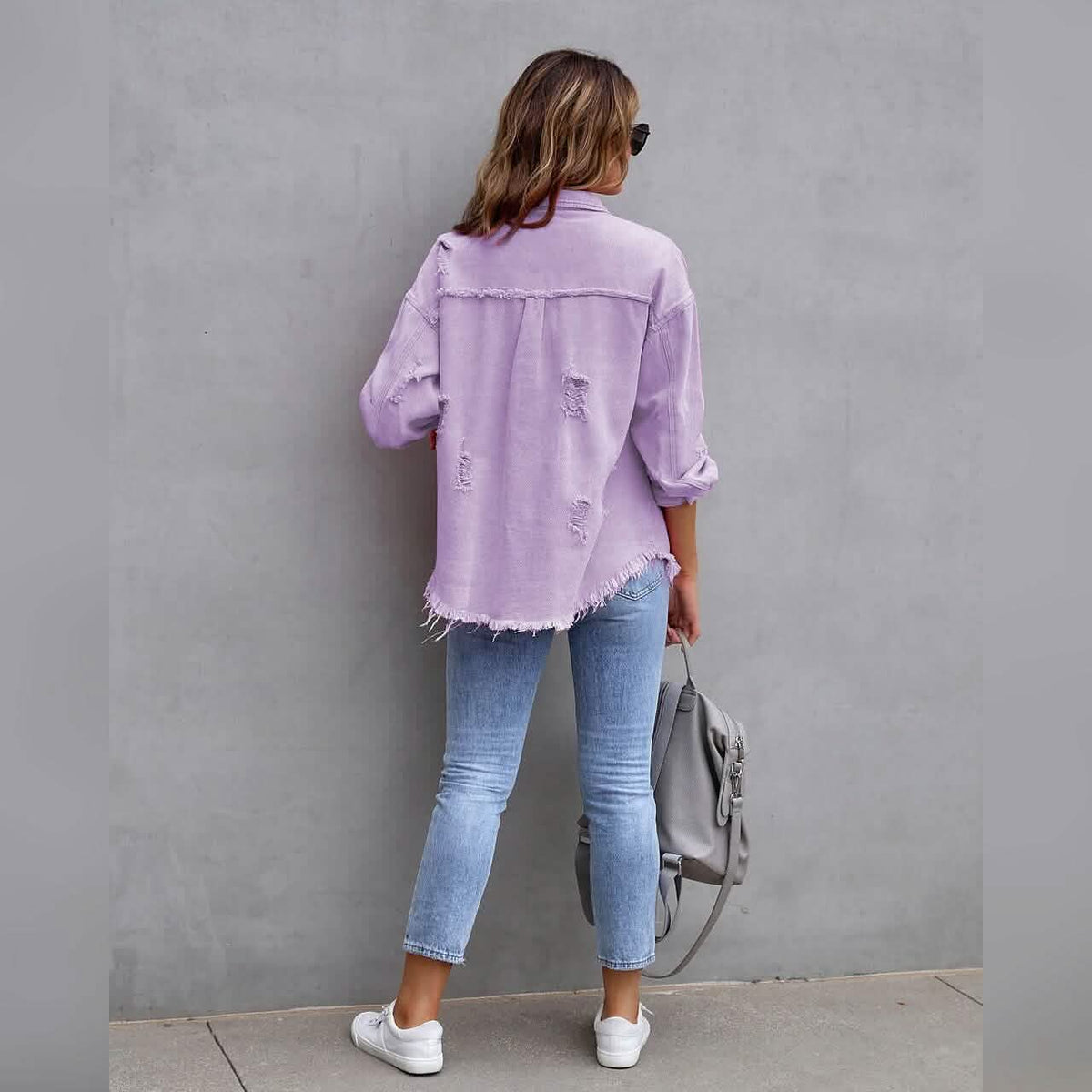 Women's Shacket Long Sleeve Denim - A-1 Thread Vault