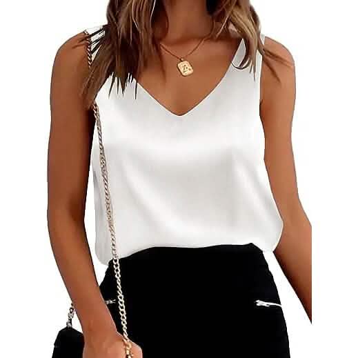 Womens Silk Satin Tank Tops - A-1 Thread Vault