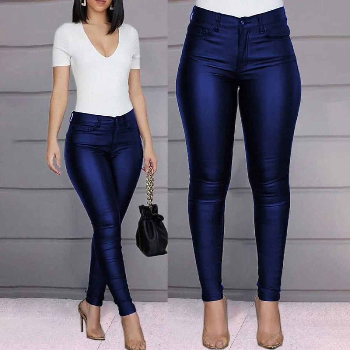 Women's Skinny Leather Pants - A-1 Thread Vault