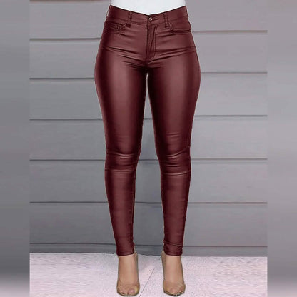 Women's Skinny Leather Pants - A-1 Thread Vault