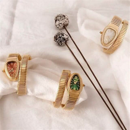 Women's Snake Shape Luxury Wrist Watch - A-1 Thread Vault