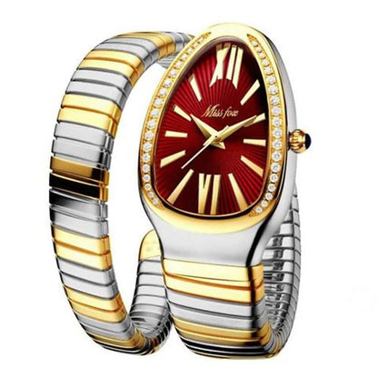 Women's Snake Shape Luxury Wrist Watch - A-1 Thread Vault