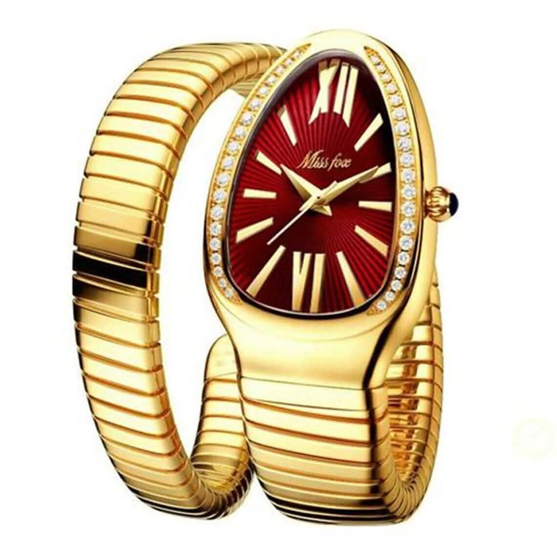 Women's Snake Shape Luxury Wrist Watch - A-1 Thread Vault
