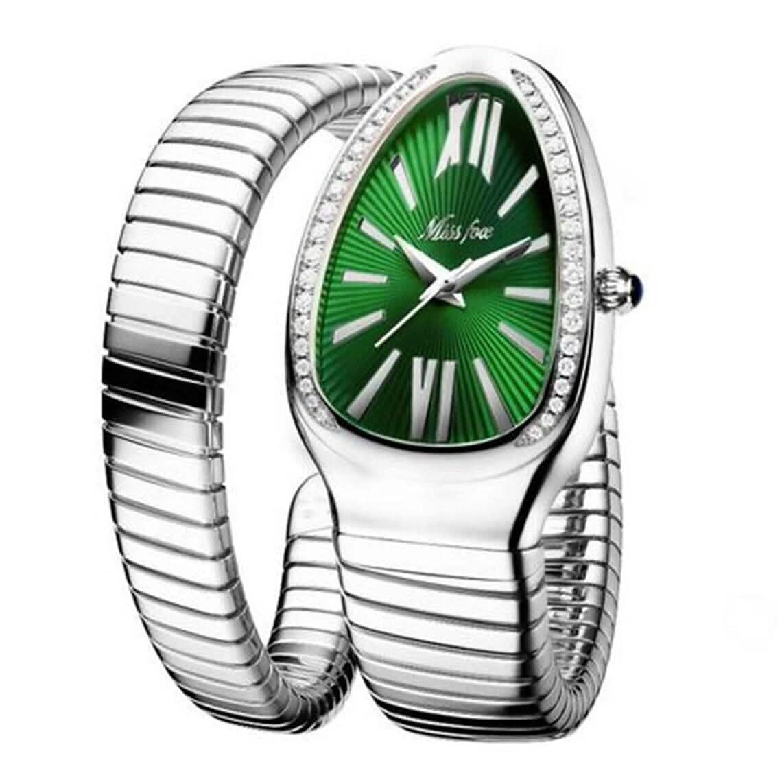 Women's Snake Shape Luxury Wrist Watch - A-1 Thread Vault