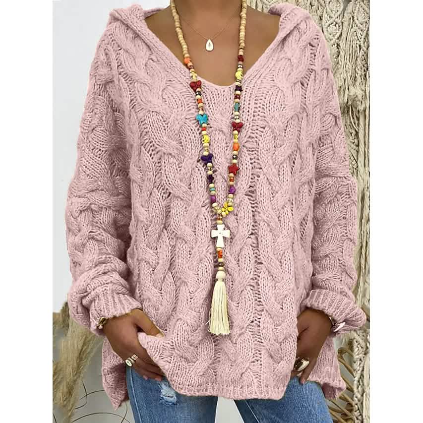 Women's Sweater Oversized Pullover Jumper Knitted Solid Color - A-1 Thread Vault