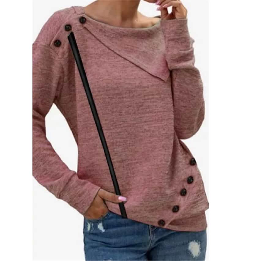 Women's Sweatshirt Pullover Solid Color - A-1 Thread Vault