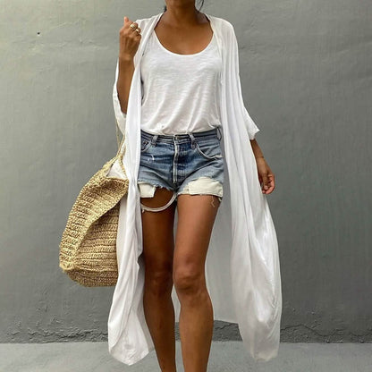 Women's Swimwear Cover Up Beach Top - A-1 Thread Vault