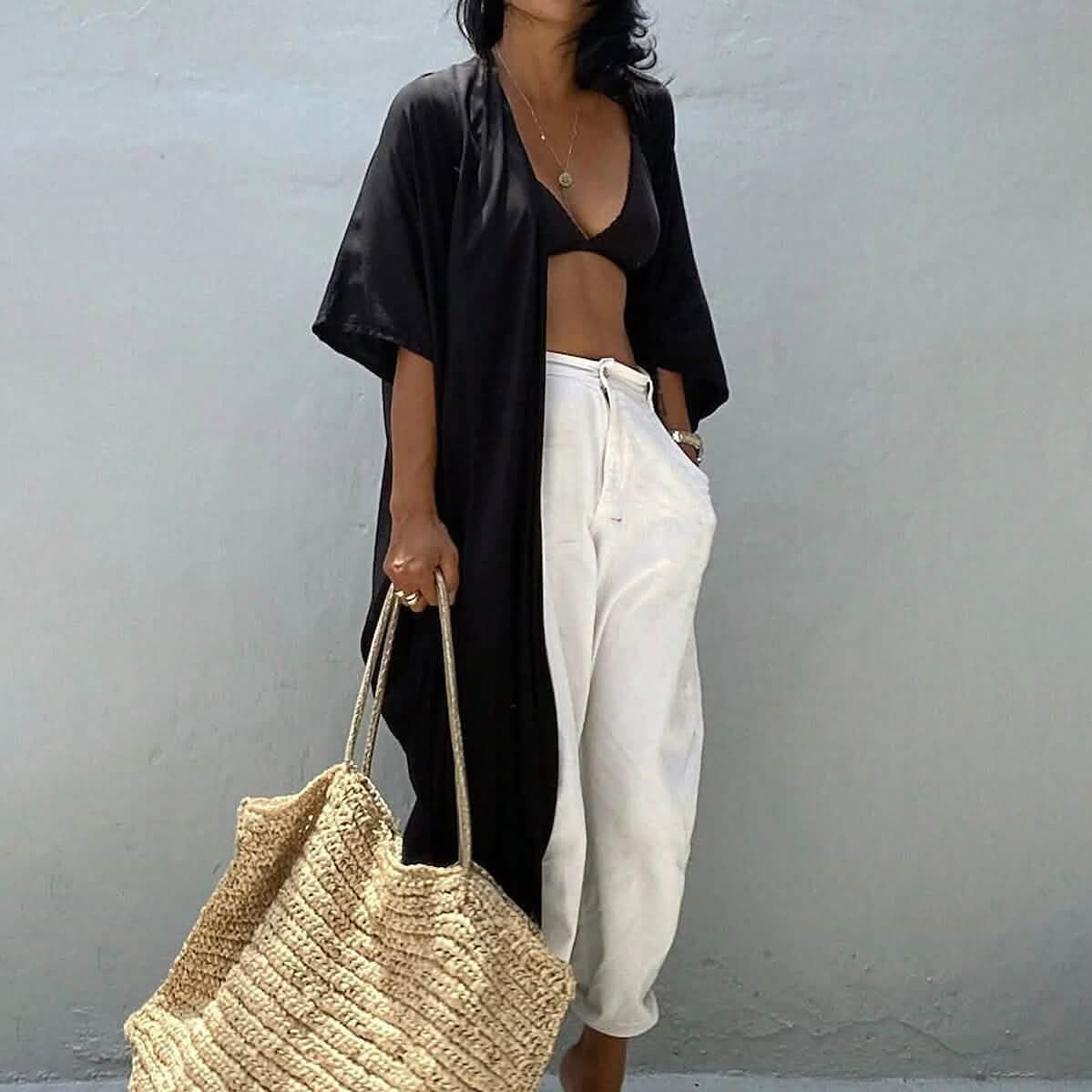 Women's Swimwear Cover Up Beach Top - A-1 Thread Vault