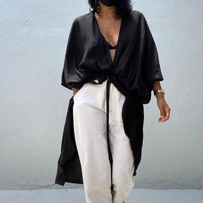 Women's Swimwear Cover Up Beach Top - A-1 Thread Vault