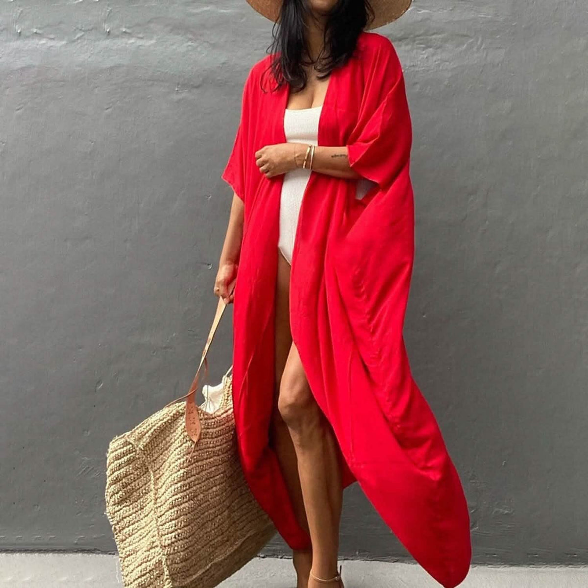 Women's Swimwear Cover Up Beach Top - A-1 Thread Vault