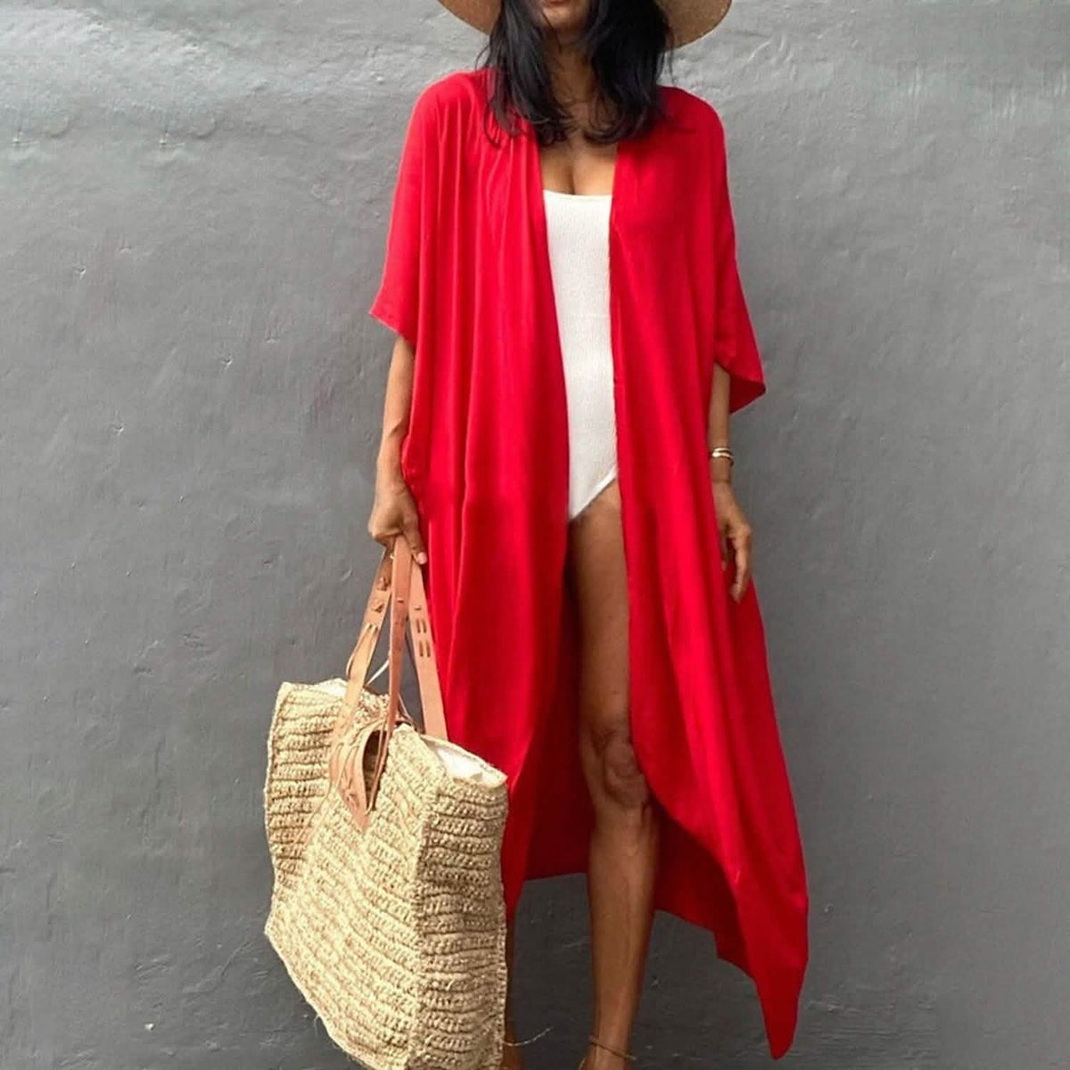 Women's Swimwear Cover Up Beach Top - A-1 Thread Vault