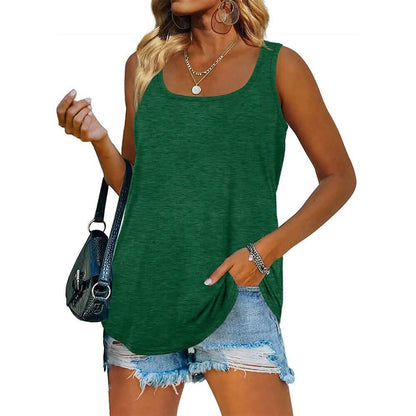 Women's Tank Top Casual Basic Square Neck - A-1 Thread Vault