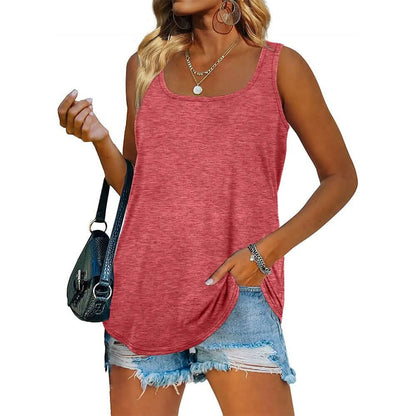 Women's Tank Top Casual Basic Square Neck - A-1 Thread Vault