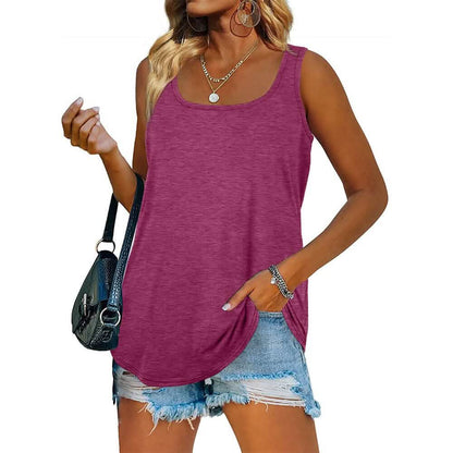 Women's Tank Top Casual Basic Square Neck - A-1 Thread Vault