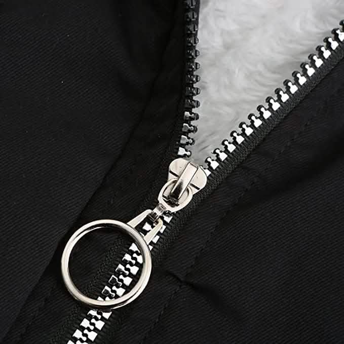 Women's Thick Warm Fleece Lined Winter Coat Jacket Parka with Fluffy Hood - A-1 Thread Vault