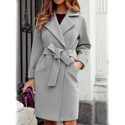 Women's Winter Fall Long Coat - A-1 Thread Vault