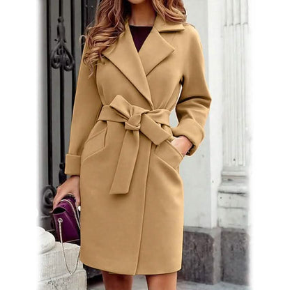 Women's Winter Fall Long Coat - A-1 Thread Vault
