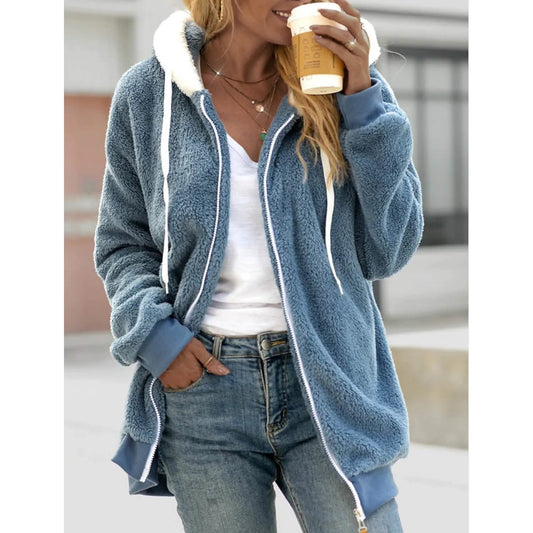 Women's Zip Fleece Hoodie Sweatshirt - A-1 Thread Vault
