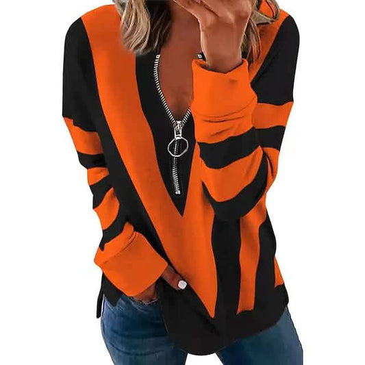Women's Zip Shirt Long Sleeve - A-1 Thread Vault