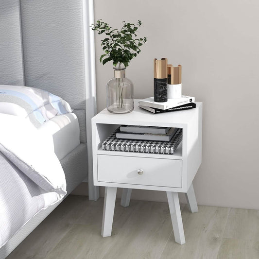 Wood Nightstand with Drawer - A-1 Thread Vault