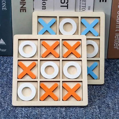 Wood Tic-Tac Toe XOXO Board Game - A-1 Thread Vault
