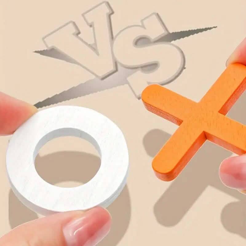 Wood Tic-Tac Toe XOXO Board Game - A-1 Thread Vault