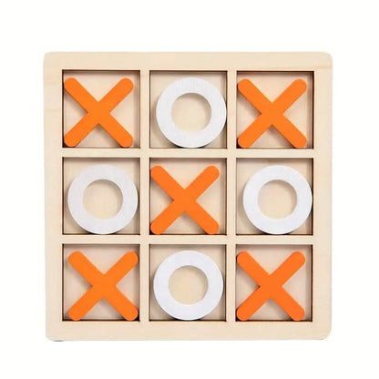 Wood Tic-Tac Toe XOXO Board Game - A-1 Thread Vault